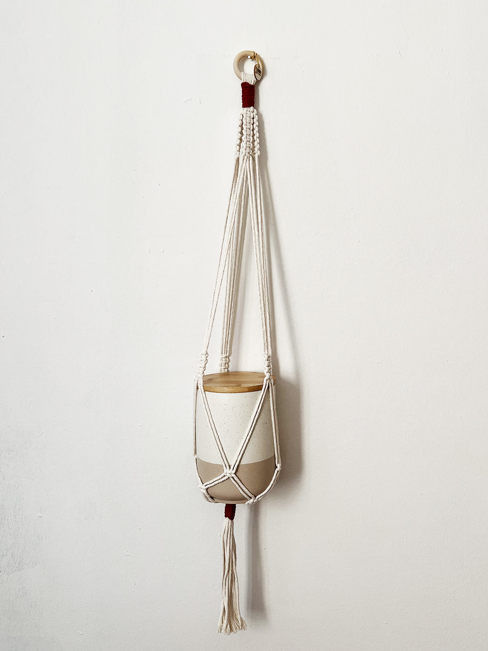 white plant hanger Plant Hanger White – Sabrina Samuels Decor