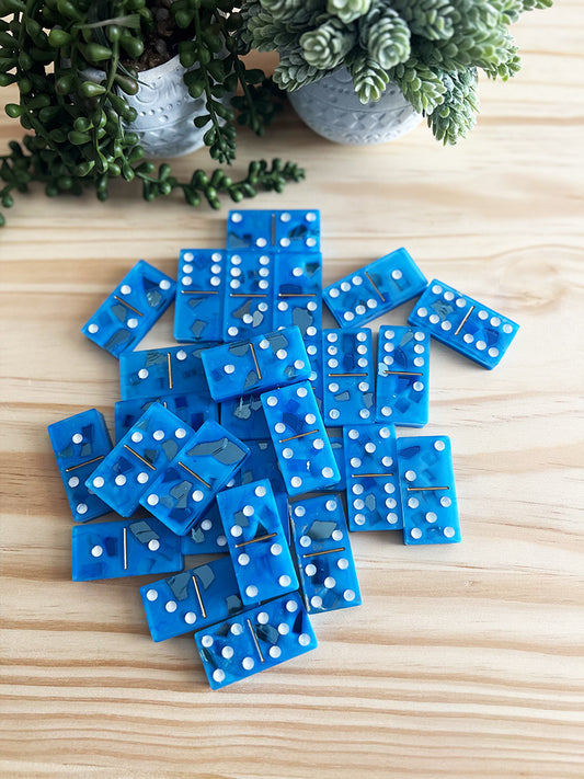 Blue Domino Set