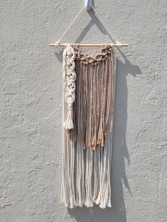 Peony Cream Macrame